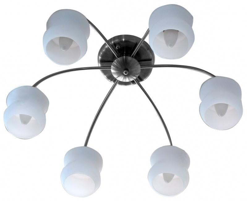 Люстра потолочная лофт Brille Br-710S/6 на 6 плафонов