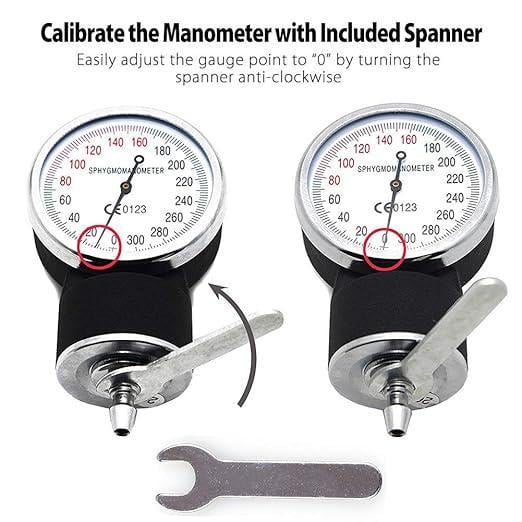 Тонометр механічний LotFancy з комплектом стетоскопа - фото 6 Тонометр механічний LotFancy з комплектом стетоскопа - фото 6