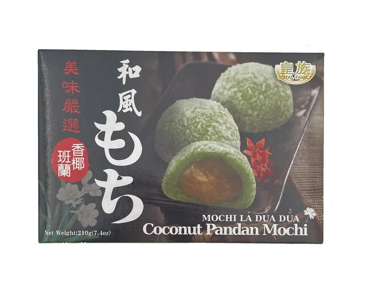 Десерт Royal Family Coconut Pandan Mochi с кокосом и панданом 210 г