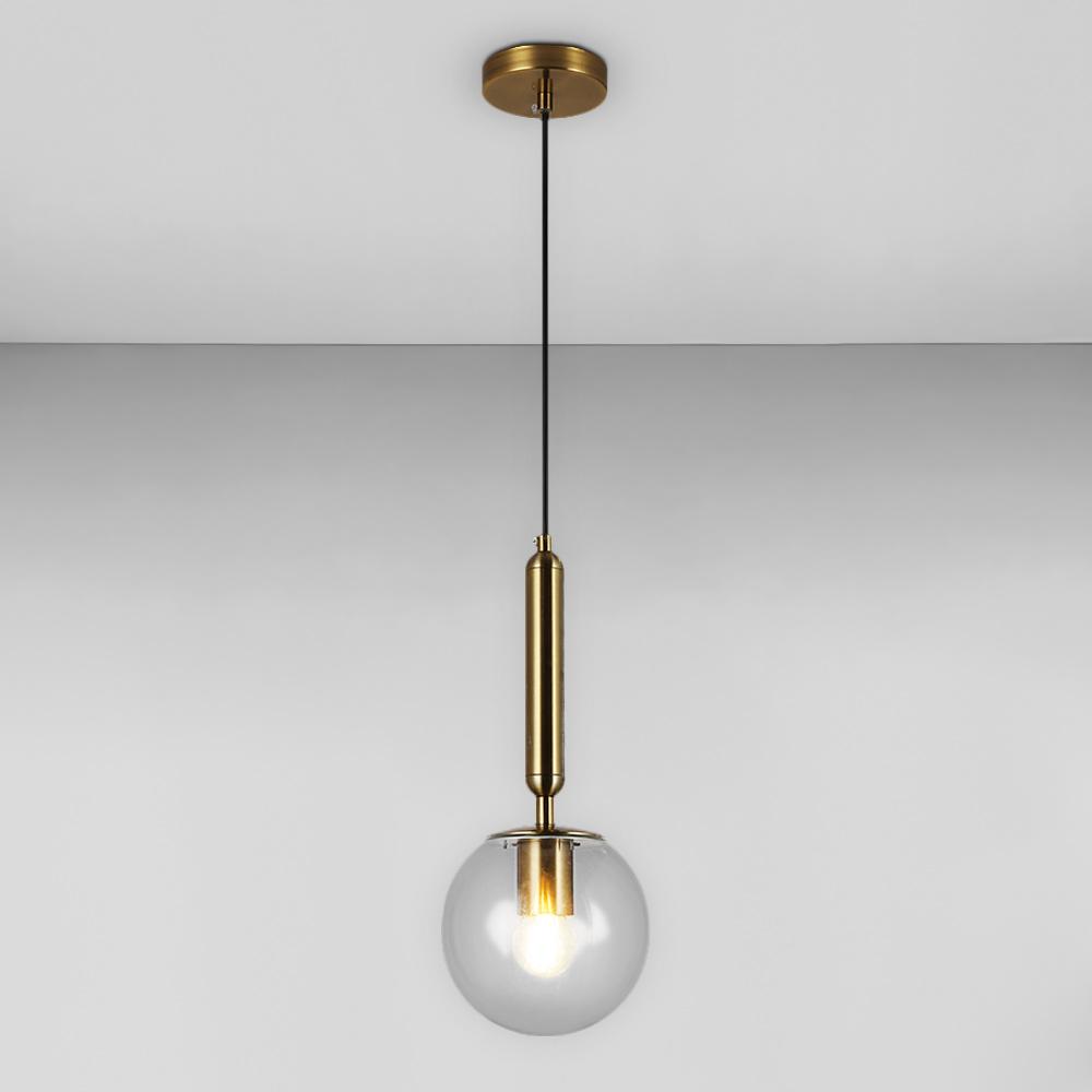 Люстра подвесная лофт Light House LS-17183-1 BRZ/CL Бронзовый/Прозрачный