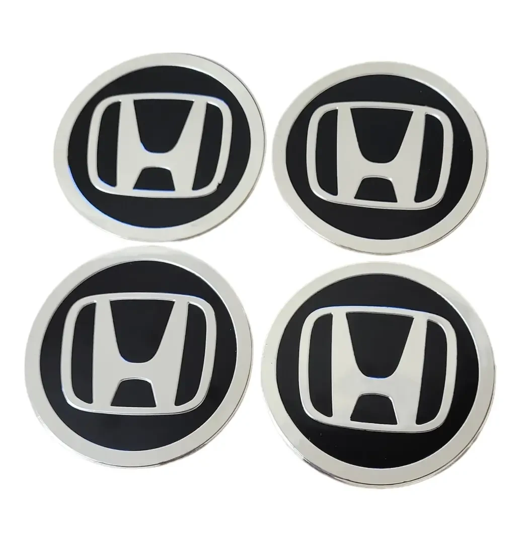 Наклейки на колпаки Honda 90 мм 4 шт.