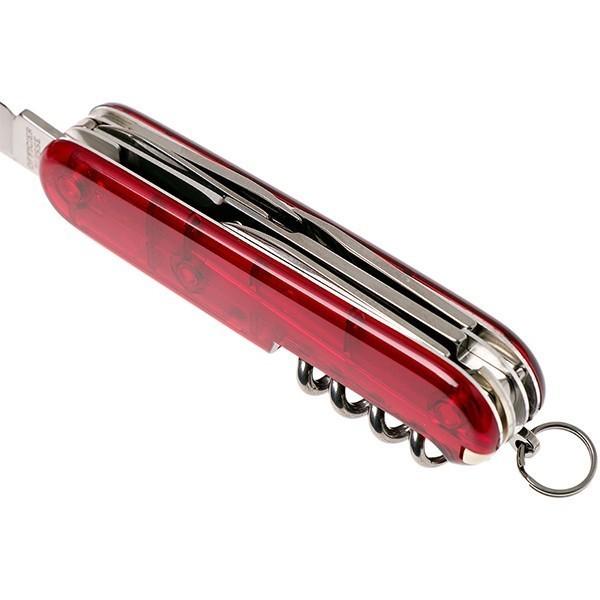 Туристический нож складной Victorinox Transparent Red Blister (1.3703.TB1) - фото 5