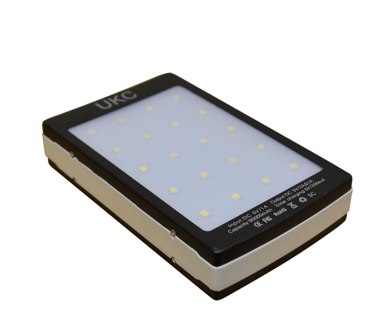 Повербанк Ukc 9000 мА/ч металлический сплав Black (008069)