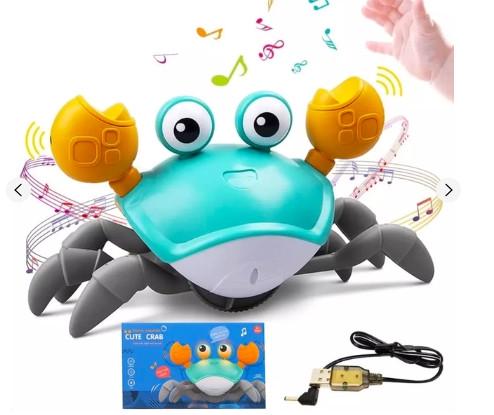 Интерактивная игрушка Краб робот со звуковыми эффектами Голубой (24984744) - фото 2 Интерактивная игрушка Краб робот со звуковыми эффектами Голубой (24984744) - фото 2