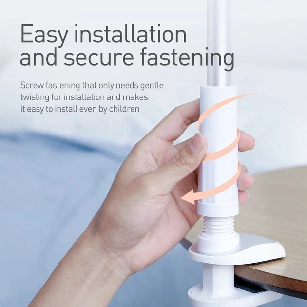Тримач для телефона Baseus Unlimited adjustment lazy phone holder silver (KST-SULR-0S) - фото 5