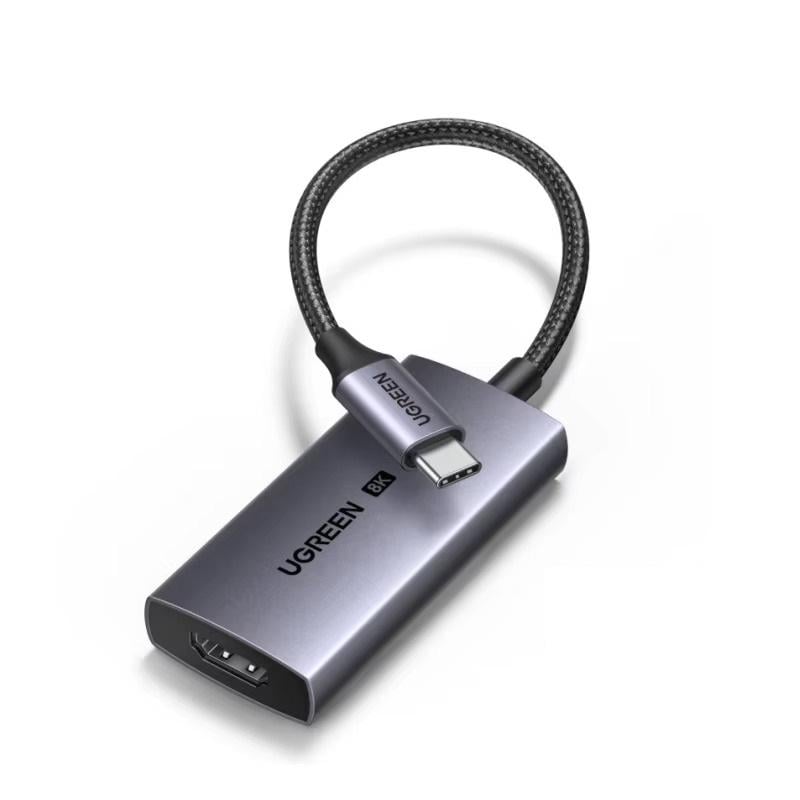 Адаптер UGREEN CM491 Type-C to HDMI 8K 60Hz 48Gbps Grey (85320)