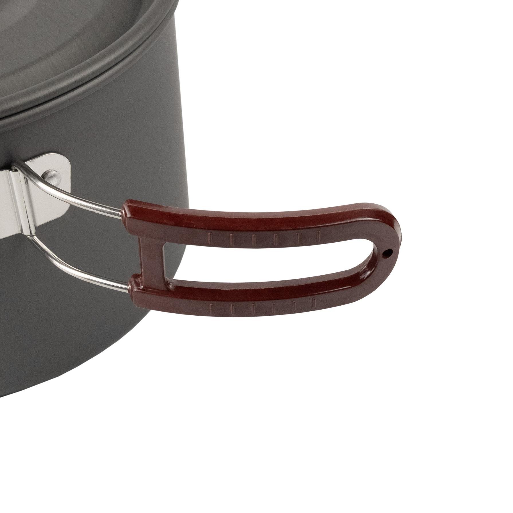 Котелок со складными ручкамиTribe Pot Alu алюминиевый 3 л (T-FH-0015-grey) - фото 6 Котелок со складными ручкамиTribe Pot Alu алюминиевый 3 л (T-FH-0015-grey) - фото 6