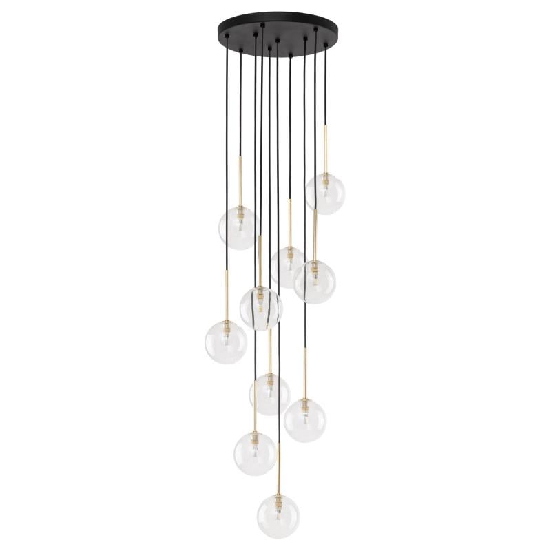 Люстра TK Lighting 5944 Nilos 10 Black/Gold (15101011)