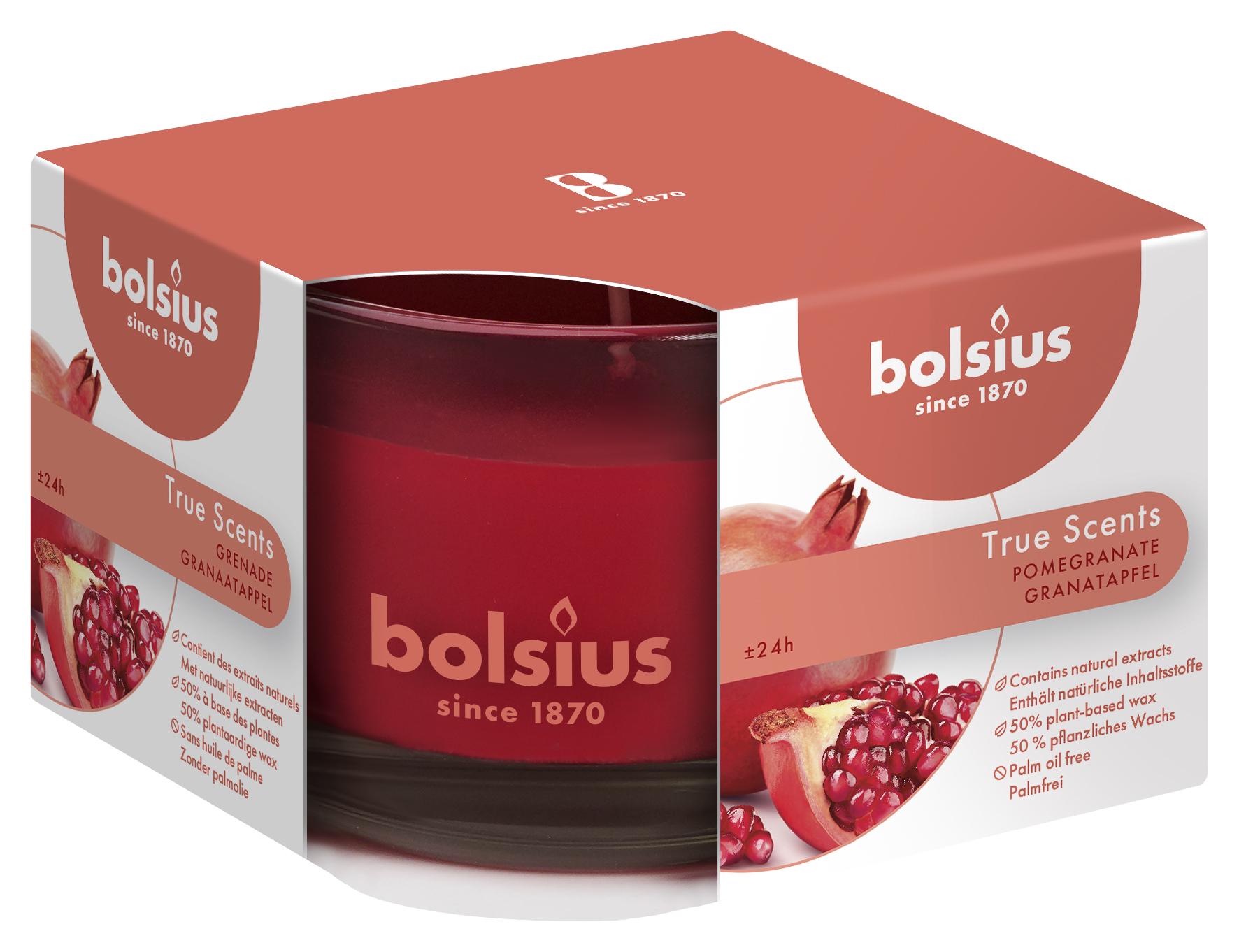 Свічка ароматична Bolsius True Scents Granat 63х90 мм (BOL-170415)