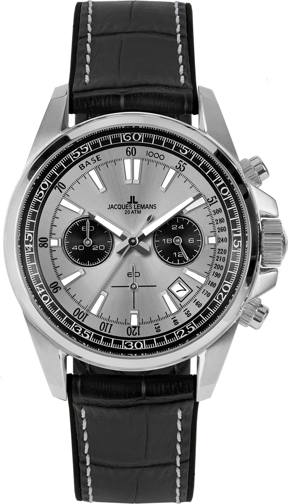 Наручные часы мужские Jacques Lemans Liverpool 1-2117Q со стальным корпусом WR 200 м и серебристым циферблатом Наручные часы мужские Jacques Lemans Liverpool 1-2117Q со стальным корпусом WR 200 м и серебристым циферблатом