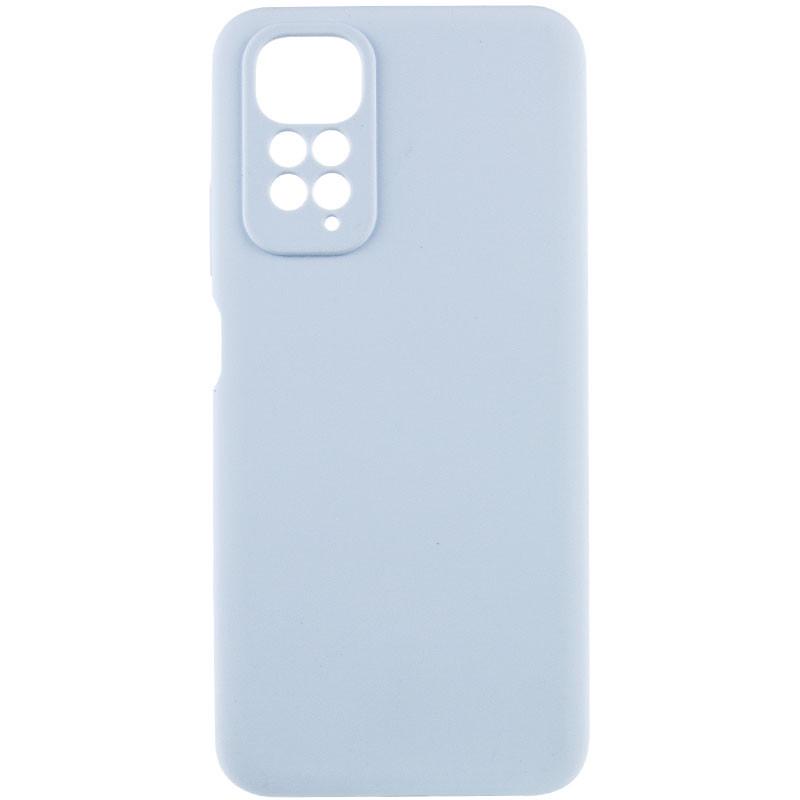 Противоударный чехол Silicone Cover Lakshmi Full Camera (AAA) для Xiaomi Redmi Note 11 (Global) / Note 11S  ГОЛУБОЙ/SWEET BLUE