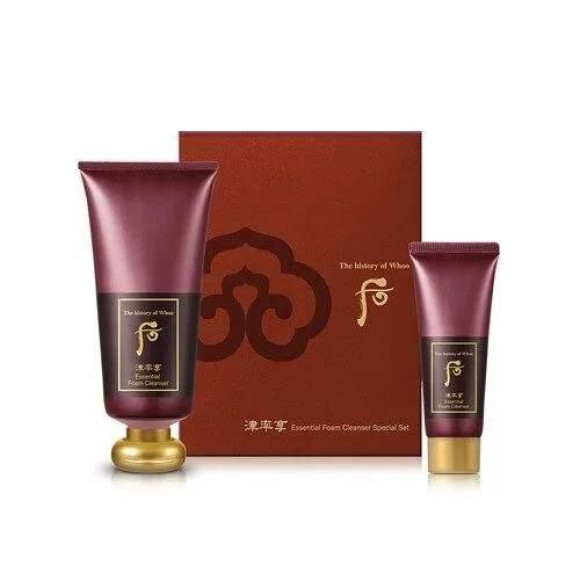 Пенка для умывания The History Of Whoo Jinyulhyang Essential Cleansing foam Set (8801051246483)