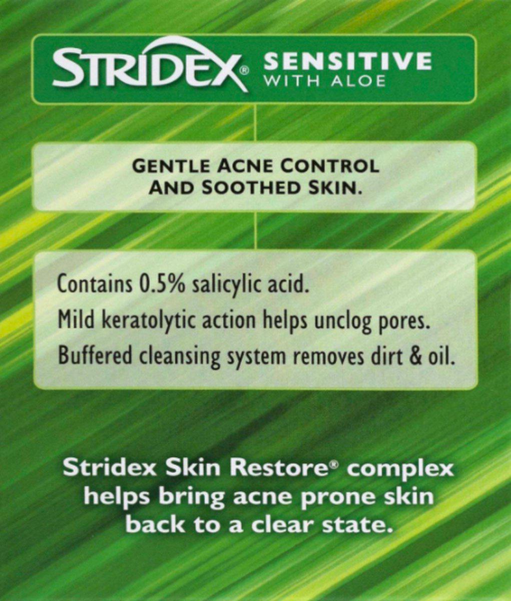 Очищающие диски для чувствительной кожи STRIDEX лечение акне Acne Pads With Aloe 90 шт. (234567) - фото 4 Очищающие диски для чувствительной кожи STRIDEX лечение акне Acne Pads With Aloe 90 шт. (234567) - фото 4