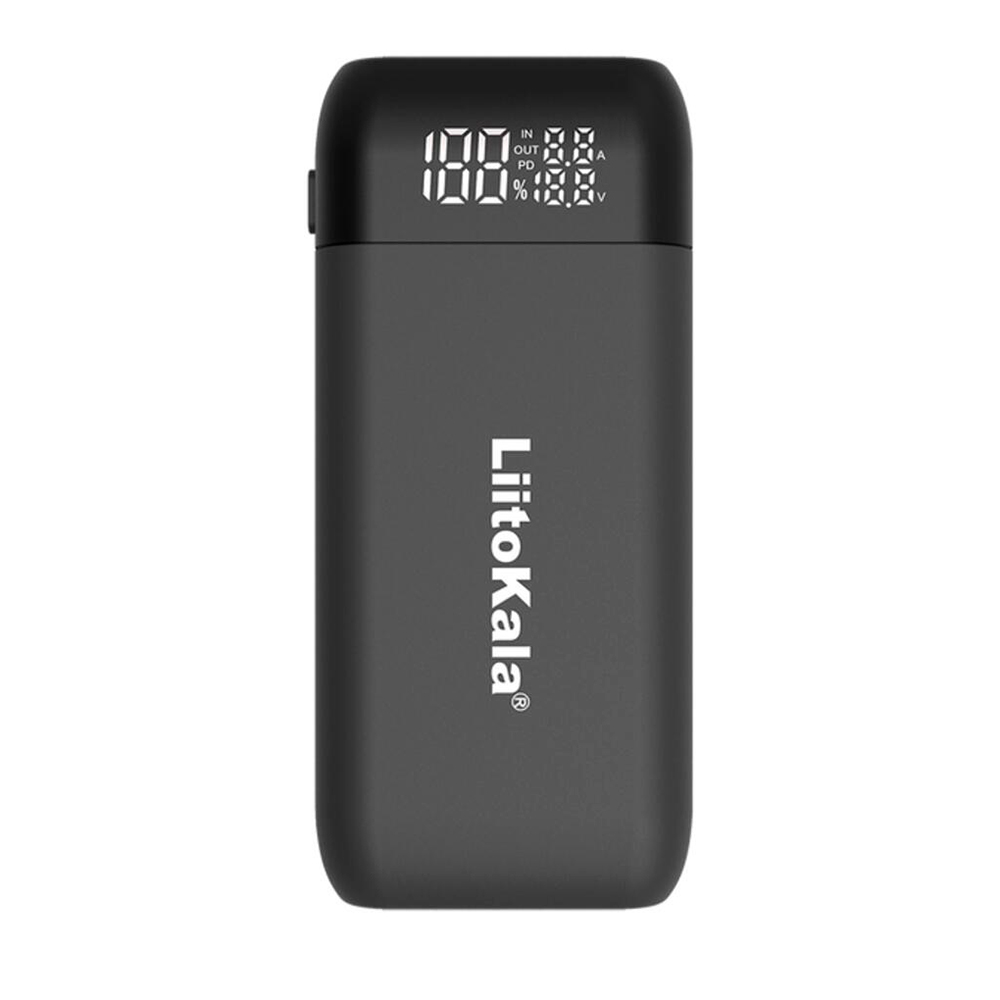 Зарядное устройство LiitoKala Lii-MP2 Powerbank для литиевых аккумуляторов 18650/21700 с USB Type-C LED дисплей (29716)