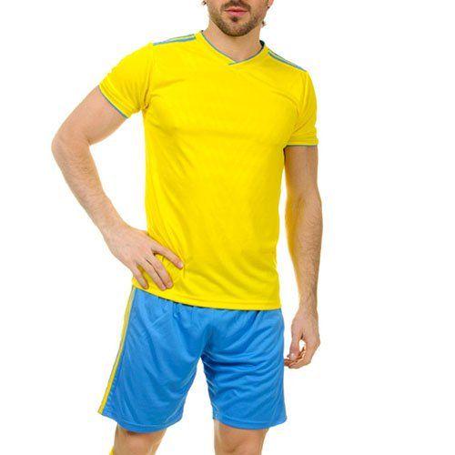 Футбольная форма CO-811 3XL Желто-голубой (57429405)