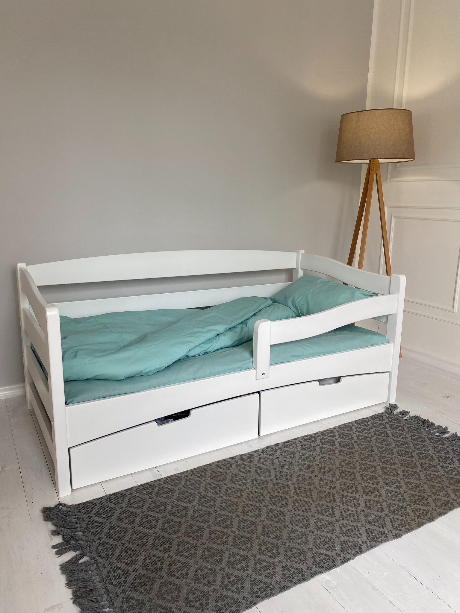 Ліжко підліткове Goydalka Afina з шухлядою 160x80 см Білий - фото 7 Ліжко підліткове Goydalka Afina з шухлядою 160x80 см Білий - фото 7