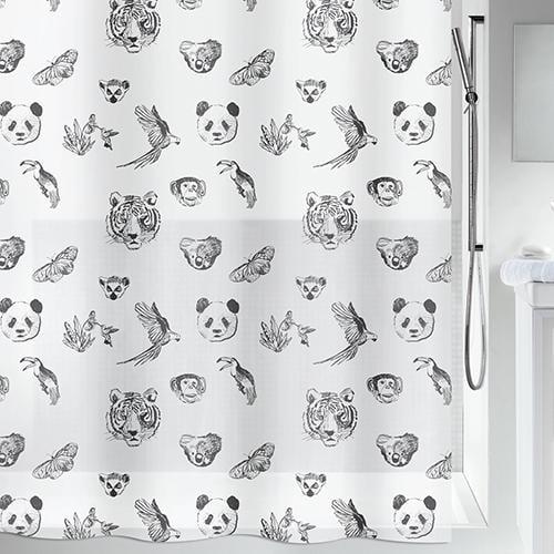 Шторка для ванной комнаты Spirella Peva Kuapa 180х200 см Черный (10.19129)