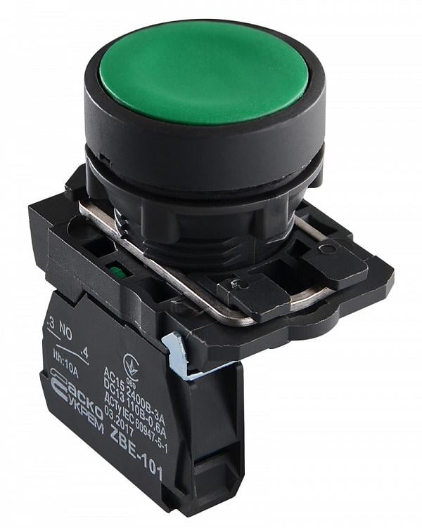 Кнопка управления АСКО-Укрем TB5-AA31 1NO 22 мм Зеленый (A0140010145)