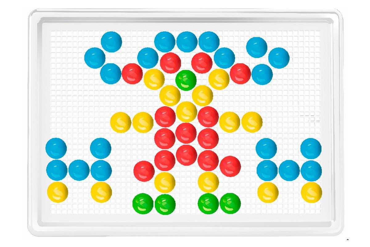 Дитяча мозаїка ТехноК No6 18 мм 4 кольори 140 шт. (3381) - фото 5 Дитяча мозаїка ТехноК No6 18 мм 4 кольори 140 шт. (3381) - фото 5