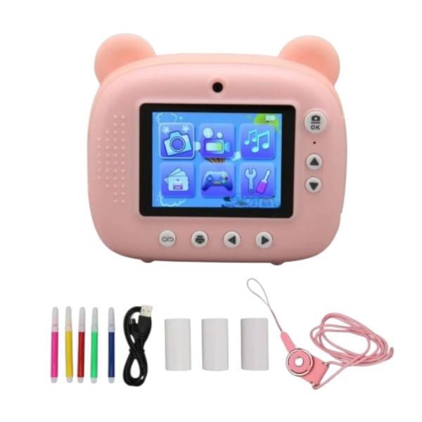 Фотоапарат дитячий з миттєвим друком Happy Day Рожевий - фото 7 Фотоапарат дитячий з миттєвим друком Happy Day Рожевий - фото 7