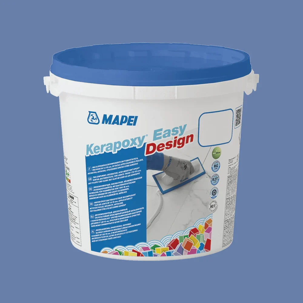 Фуга эпоксидная затирка для швов Mapei Kerapoxy Easy Design 172 1,5 кг Голубая космос