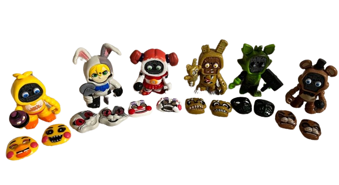 Набор фигурок FNAF Аниматроники Пять ночей с Фредди 6 фигурок (737) Набор фигурок FNAF Аниматроники Пять ночей с Фредди 6 фигурок (737)