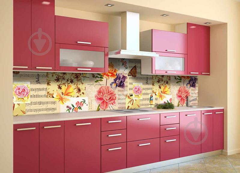 Скинали на кухню Zatarga «Ноты» 650х2500 мм виниловая 3Д наклейка кухонный фартук самоклеящаяся Z180831/1 Скинали на кухню Zatarga «Ноты» 650х2500 мм виниловая 3Д наклейка кухонный фартук самоклеящаяся Z180831/1