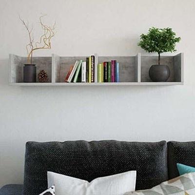 Полка для книг Moreli Forte Erika 914x166x166 мм Бетон (id27-0000-31-beton)