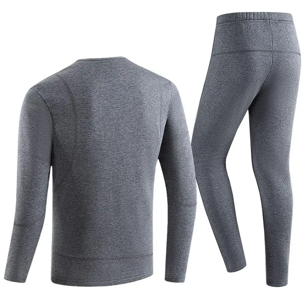 Термобелье на 30 зон подогрева Eco-Obigriv B-30 с двойным контроллером температуры XL Серый (HUwear EO B30 G XL)