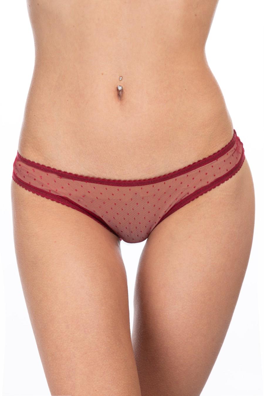 Трусики слип Fleri р. 1/XS Бордовый (64628)