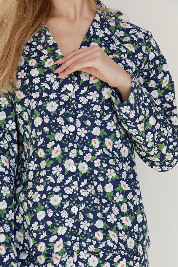 Пижамный костюм фланелевый Forly с брюками M Chamomile (FL0057-53-69_M) - фото 4