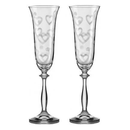 Набор бокалов для шампанского Bohemia Angela 40600/C5775/190 190 мл 2 шт.