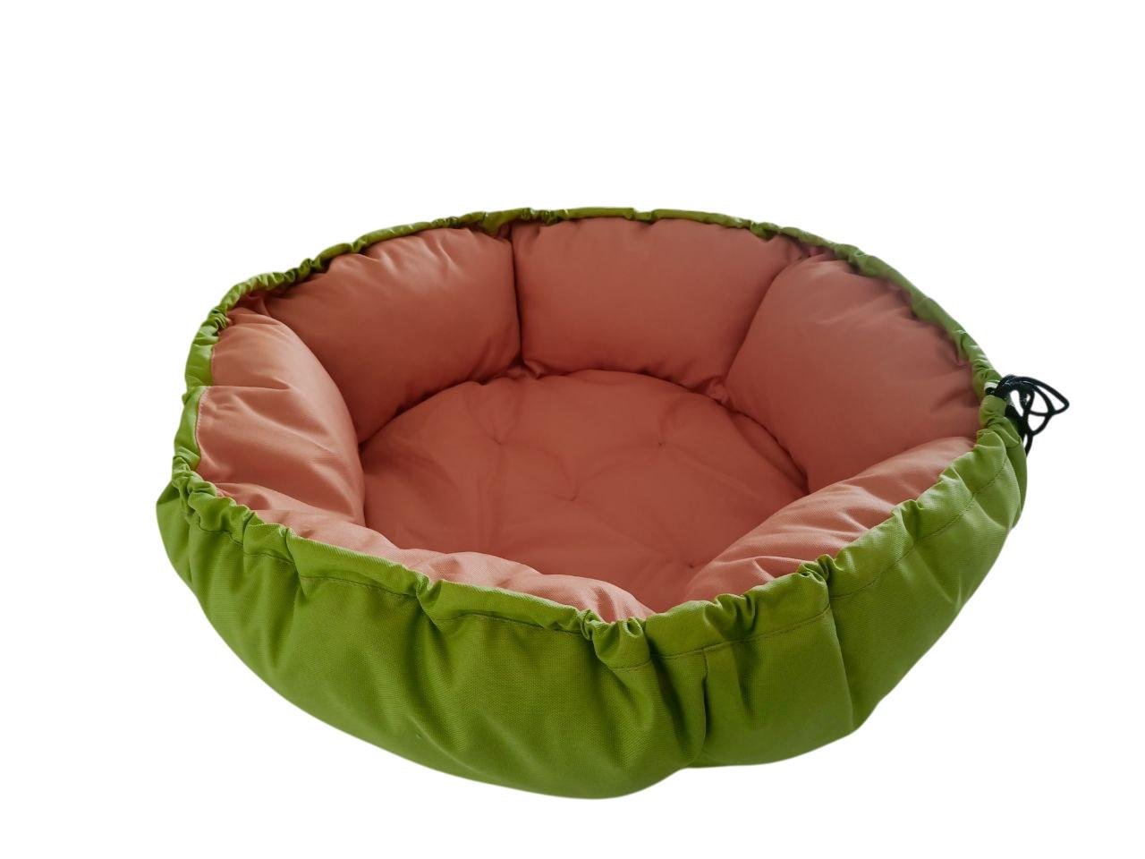 Лежанка для собак и кошек 75x75 см Оранжевый с зеленым (29272963) Лежанка для собак и кошек 75x75 см Оранжевый с зеленым (29272963)
