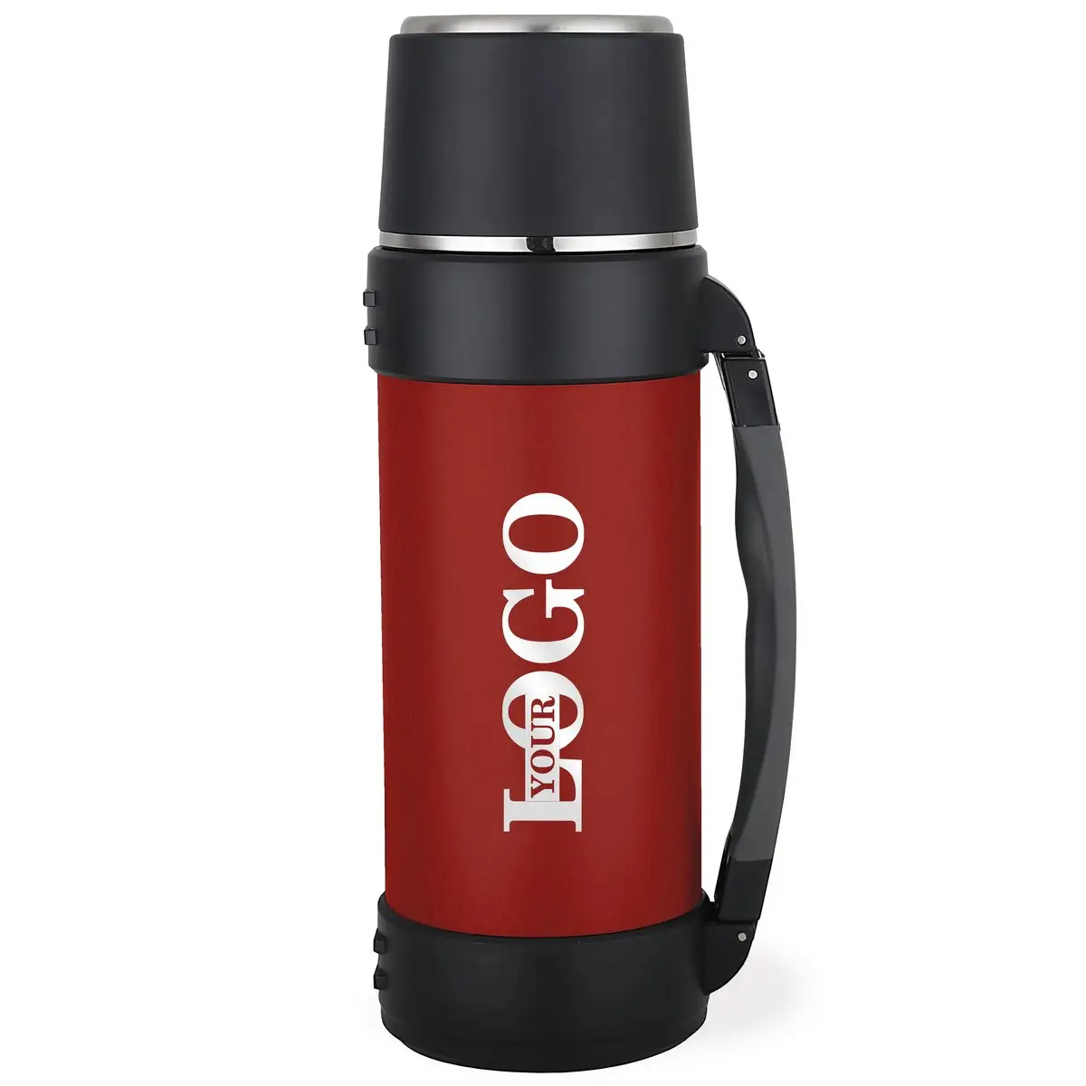 Термос із логотипом 1,5 л Червоний (8-6-5116184) Термос із логотипом 1,5 л Червоний (8-6-5116184)