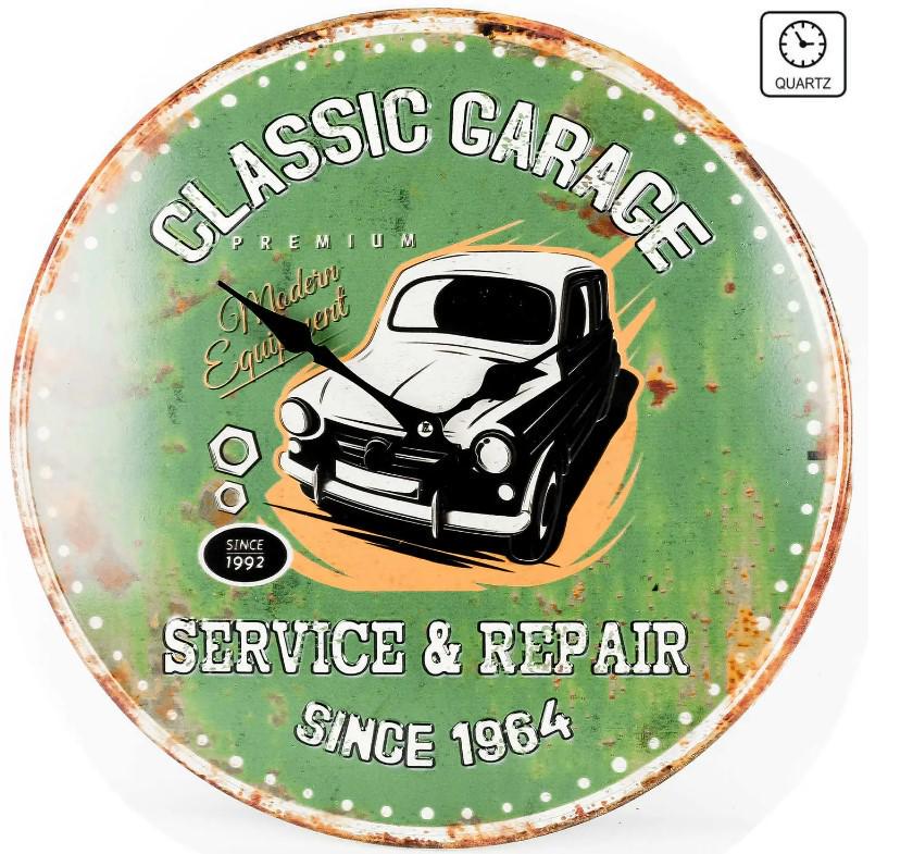 Годинник настінний Technoline 596579 Classic Garage (DAS301801) - фото 2 Годинник настінний Technoline 596579 Classic Garage (DAS301801) - фото 2