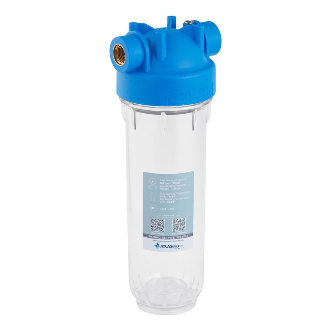 Фильтр-колба Atlas Filtri DP 10 Mono 1/2" OT TS Complete Housing RA1380301 (CV029891)