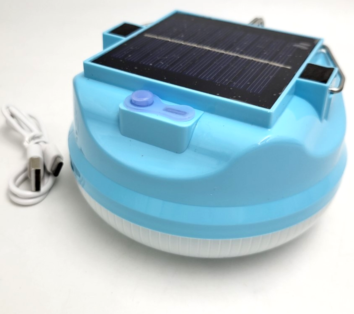 Лампа кемпинговая CCLamp CL023-50 Solar Light LED с солнечной панелью и крючком (21703832)