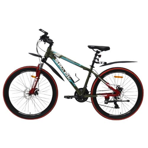 Велосипед Spark Tracker 26" алюминиевая рама 15" Милитари зеленый (000197981)