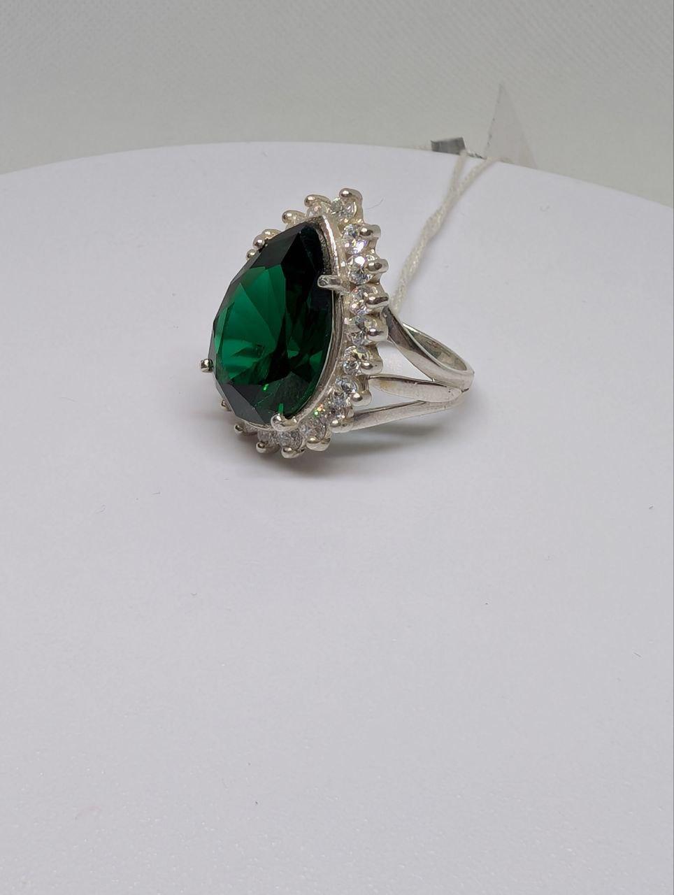 Срібна каблучка Схід як в Гюрем Султан 925 проба без покриття р. 21 Зелений (2827007849) - фото 2 Срібна каблучка Схід як в Гюрем Султан 925 проба без покриття р. 21 Зелений (2827007849) - фото 2