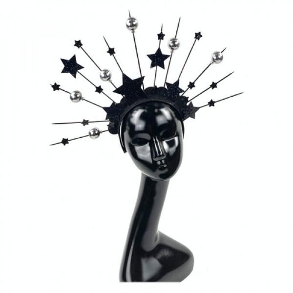 Карнавальный аксессуар Seta Обруч BLK Stars (19-939BLK-SL)
