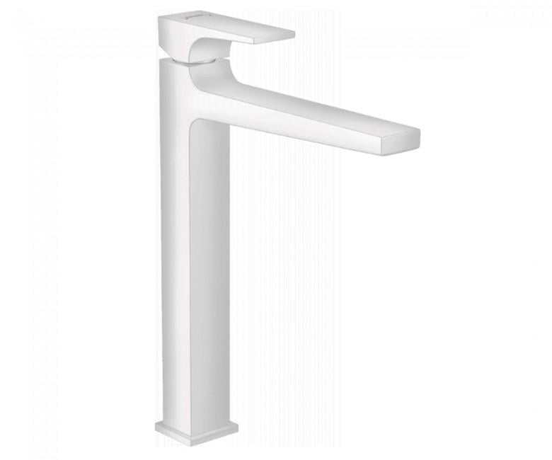 Смеситель для раковины Hansgrohe METROPOL 32512700 высокий матовый Белый (73093)