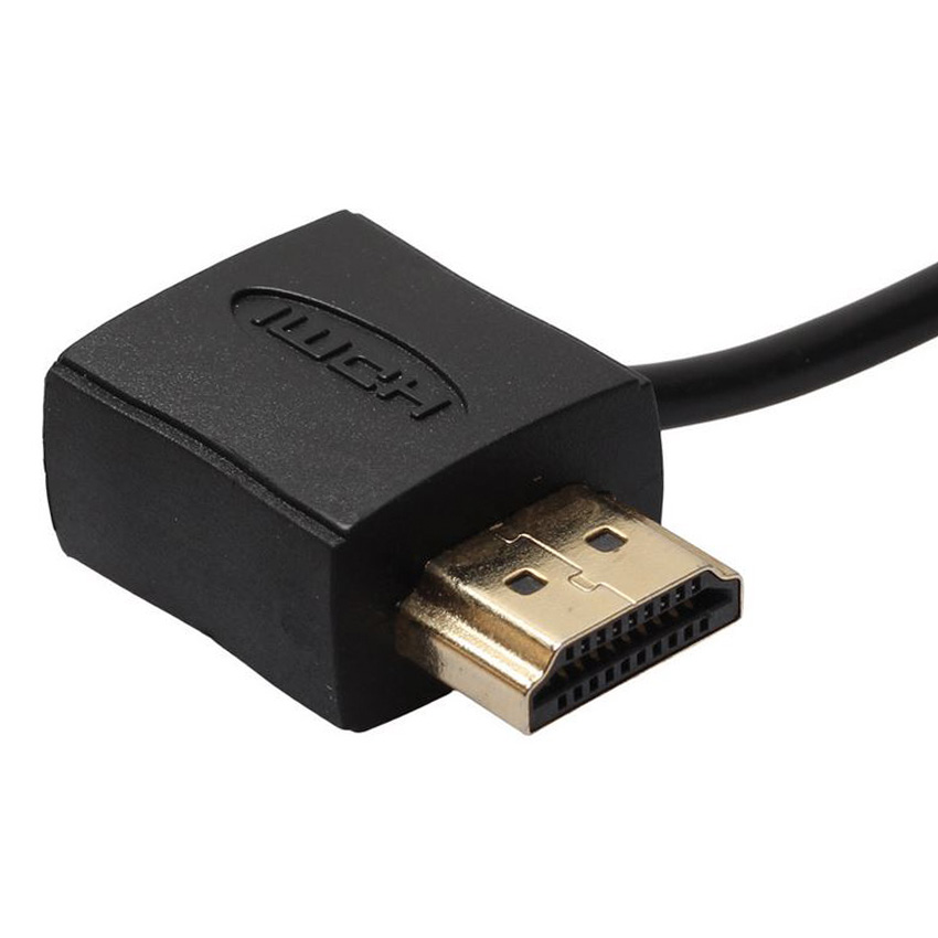 А=Переходник Asdomo HDMI M/F 2.0 19 Pin USB кабель 50 см - фото 3