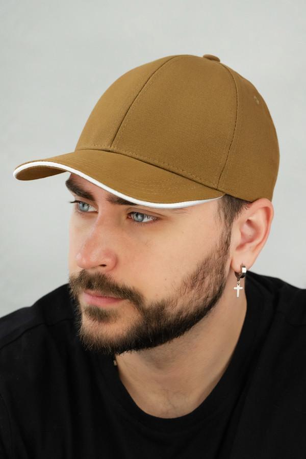 Бейсболка однотонна Braxton Soft Ray унісекс Кемел (1520)