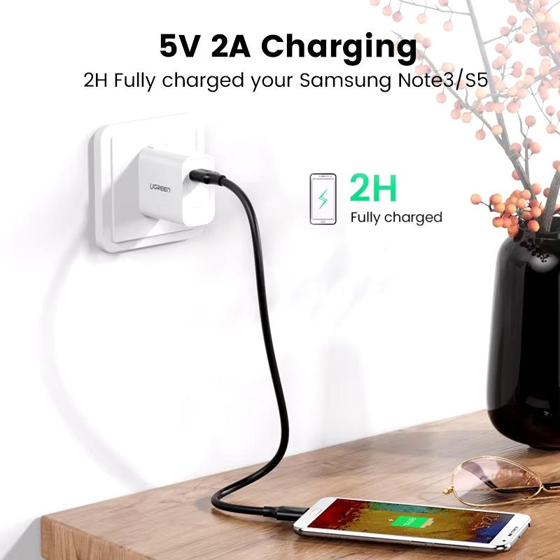 Кабель для камеры жесткого диска телефона UGREEN US130 Micro USB 3,0 на USB-A 3,0 1 м Black (10841) - фото 4