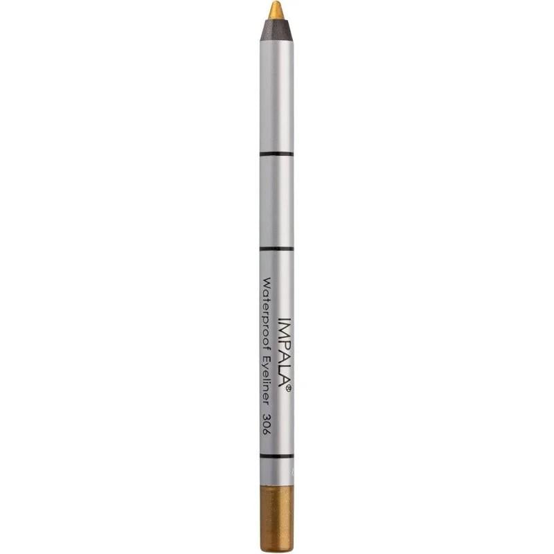 Карандаш для глаз водостойкий на пчелином воске Impala Waterproof Eyeliner 306 Золото (481)