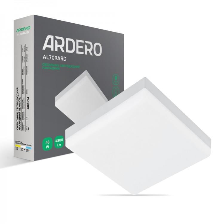 Светильник накладной светодиодный ARDERO AL709ARD 48 Вт 5000К IP20 300x300x40 мм Белый (80008)