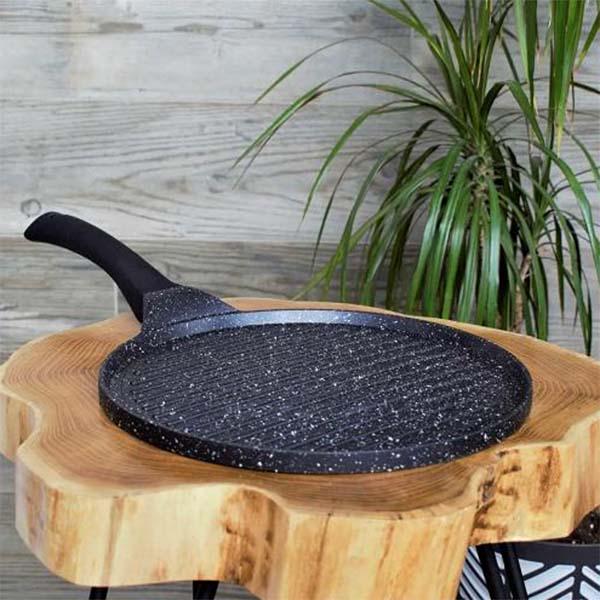 Сковорода гриль Edenberg кругла 27 см (ЦБ-00033768) - фото 4 Сковорода гриль Edenberg кругла 27 см (ЦБ-00033768) - фото 4