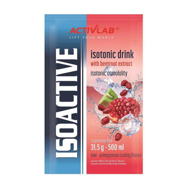 Изотоник с электролитами в саше ACTIVLAB Isoactive Isotonic Drink 31,5 г Ревень/Лимон