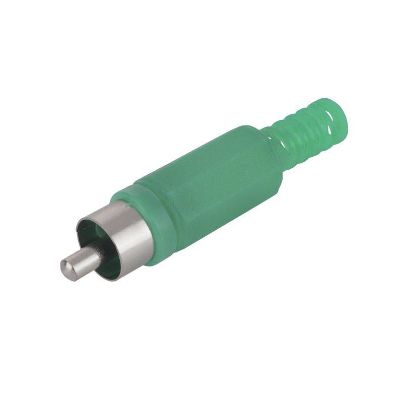 Штекер RCA Зелений (A153003)