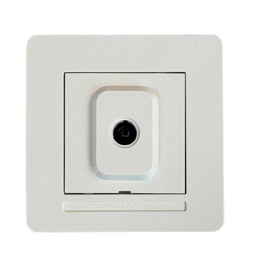 Розетка Nilson Selene TV кінечна Білий (29757794)